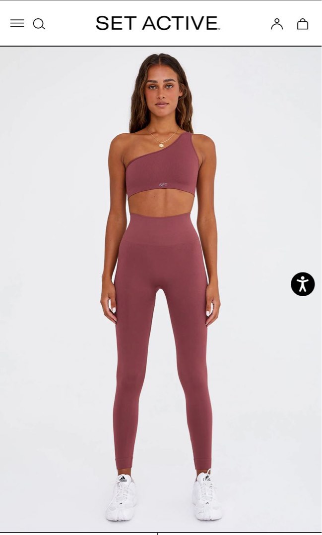 Set Active ‼️ Sculptflex Leggings‼️ Purple Size M - $65 - From