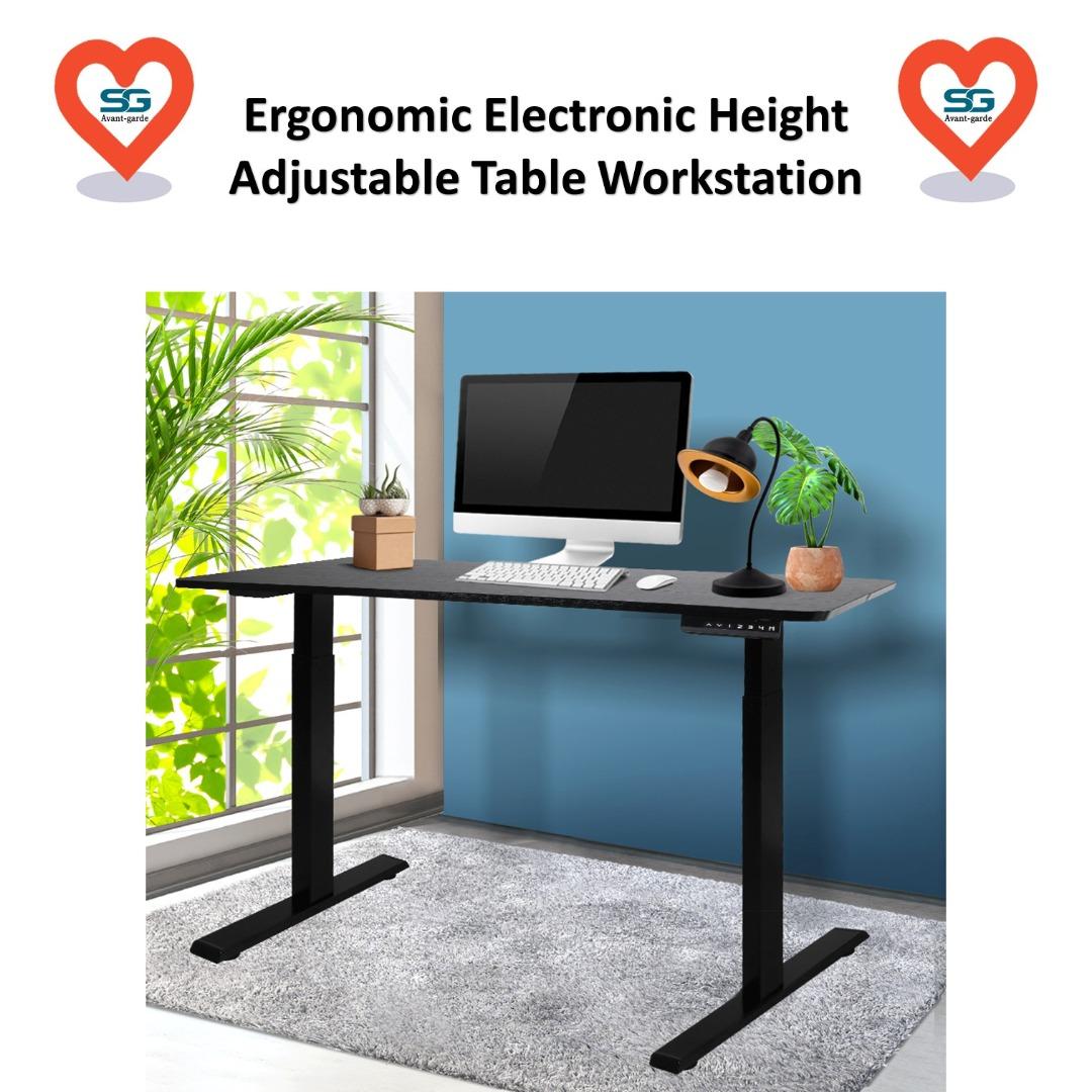 SG-AG Ergonomic Electronic Height Adjustable Table Workstation - Local ...