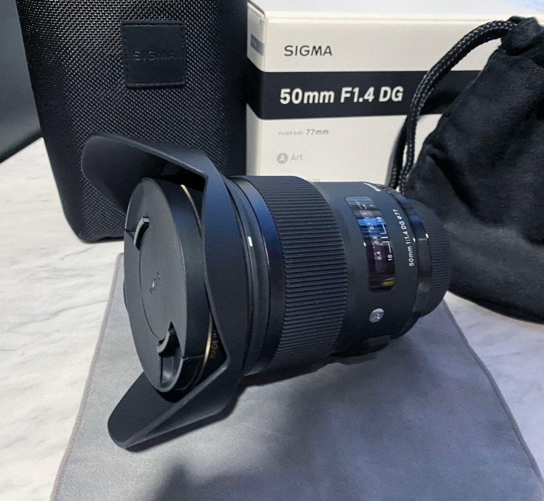 Sigma 50mm F1.4 DG HSM Art, Photography, Lens & Kits on Carousell