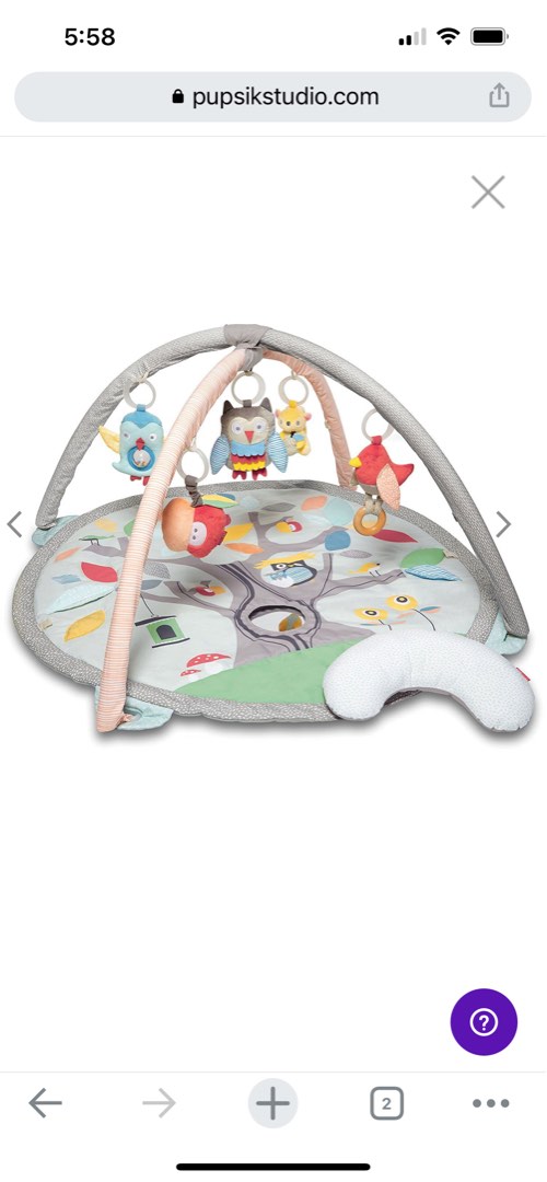Skip Hop Treetop Friends Activity Play Gym Babies Kids Infant