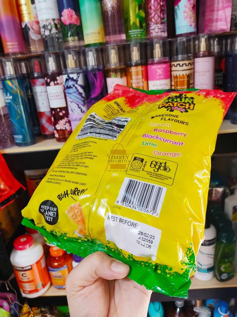 ❌SOLD OUT❌ Sour Patch Kids 1.5kg Value Pack (Category: Packaged & Instant Food) located in Pasay City. Submitted by timelyfavorito1 (Listing ID 1191161385, Image 3). Description: Expiration date: 2/28/2023 Flood your mouth with delicious fruit flavoured lollies covered in a sour then sweet blast! SOUR PATCH KIDS lollies are fun, soft, and chewy treats; beloved by kids, teenagers, and adults. There's more to share in our 520g value bag with awesom
