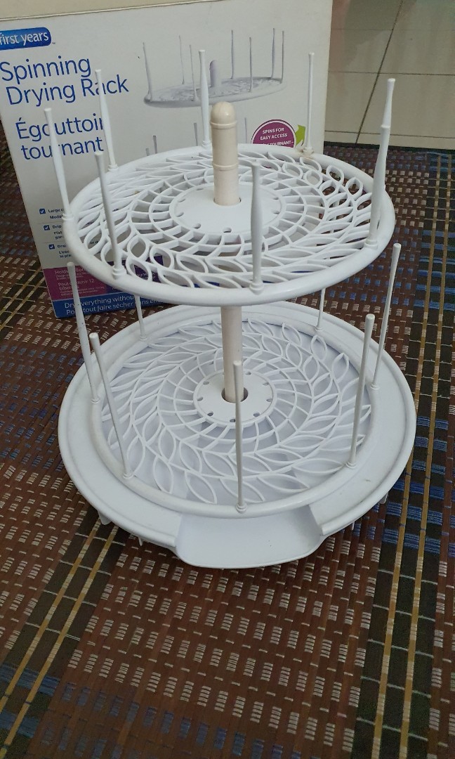 The First Years Spinning Drying Rack, White