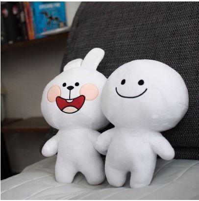Spoiled Rabbit and Smile Person Plushie Soft Toy - LSG0214, Hobbies ...