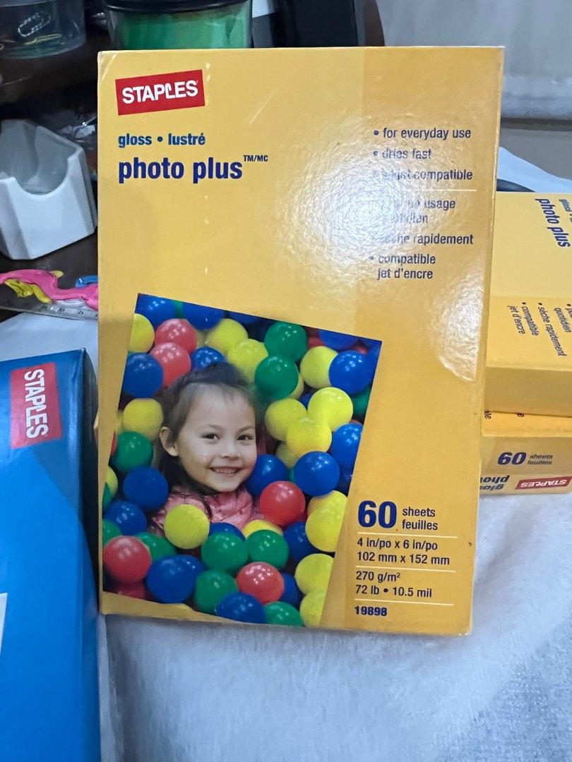 Staples Photo Paper 4x6, Photography, Photography Accessories, Other