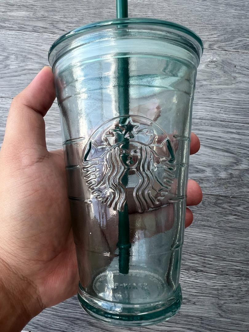 Starbucks Recycled Glass Cold Cup, 16 fl.oz., Furniture & Home Living