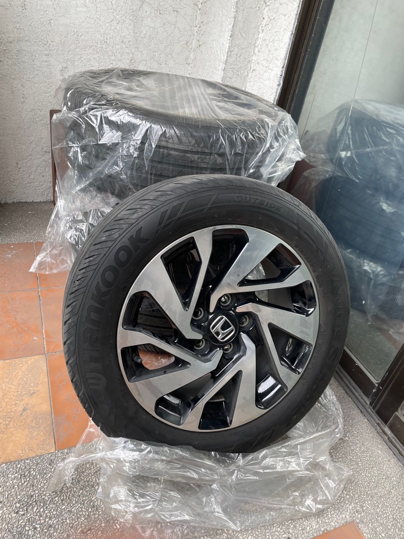 2018 Stock Honda Civic FC Wheels (4pcs), Car Parts & Accessories, Mags