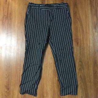 stradivarius striped pants slacks