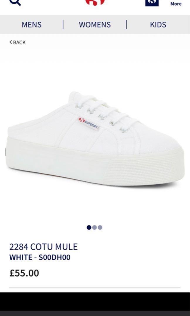Superga discount cotu mule