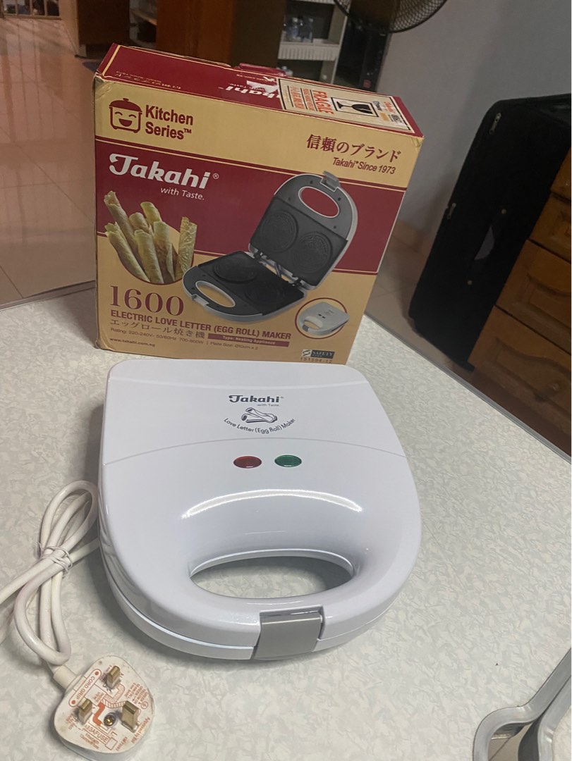 Takahi Electric Love Letter Maker Takahi1600, TV & Home Appliances