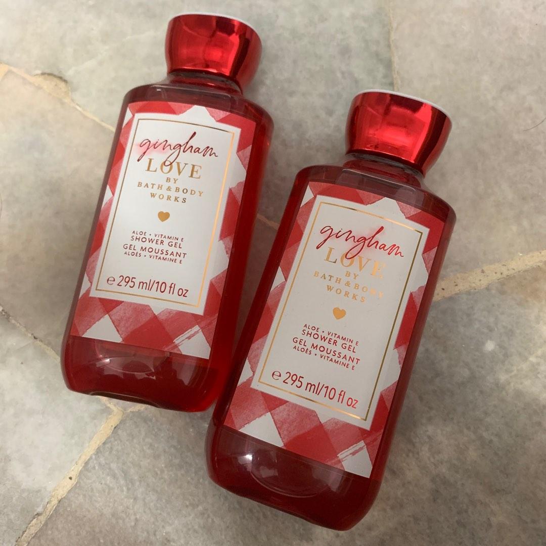 terlebihbeli Gingham Love Bath & Body Works Shower Gel, Beauty