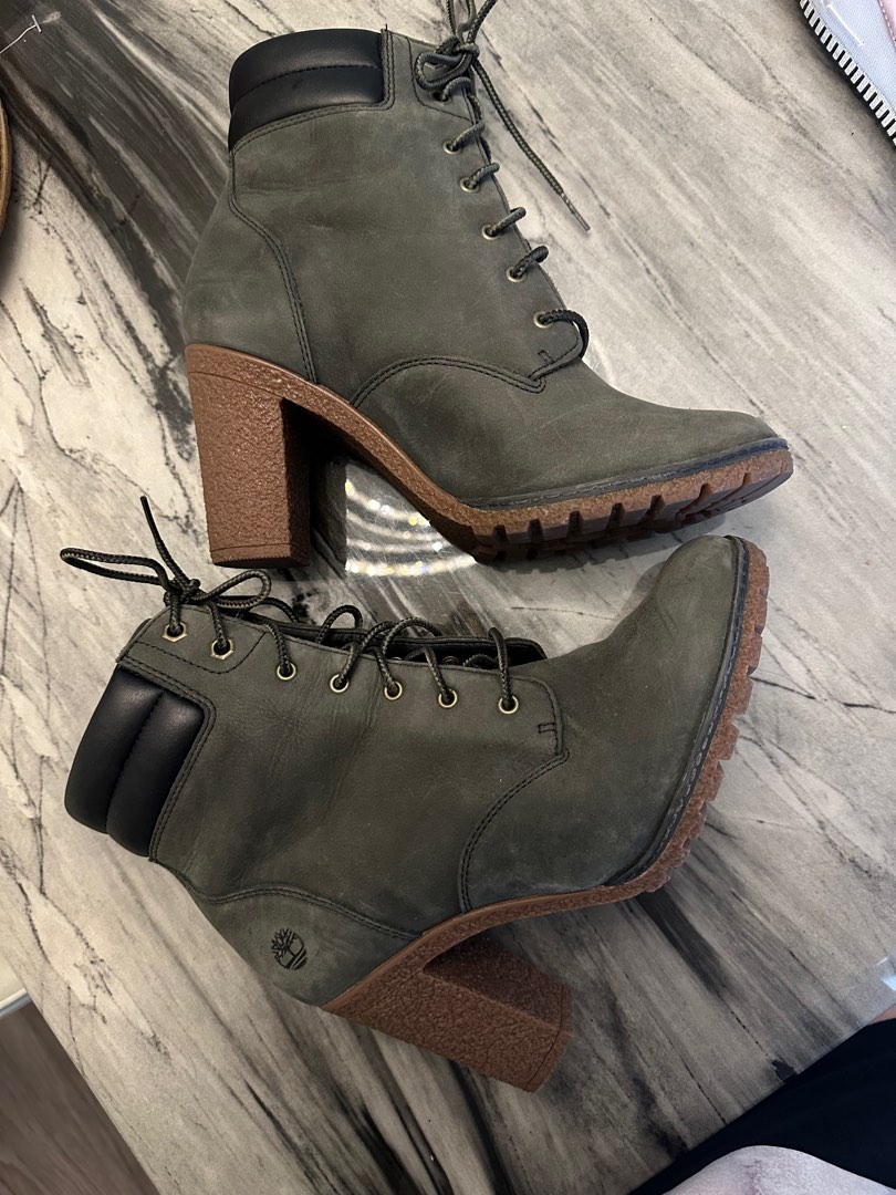 Timberland heel boots Luxury Sneakers Footwear on Carousell