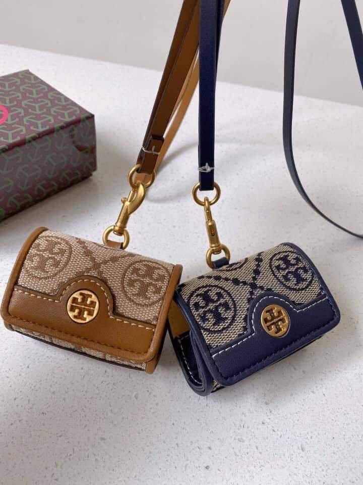 Tory Burch Airpod case lanyard, Luxury, Bags & Wallets on Carousell