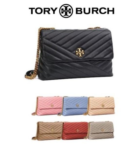Tory Burch Kira Chevron Convertible Shoulder Bag, Luxury, Bags & Wallets on  Carousell
