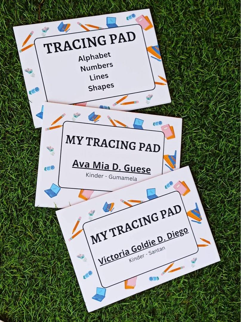 Tracing Pad for Kids Name Tracing Alphabet, Hobbies & Toys, Stationary