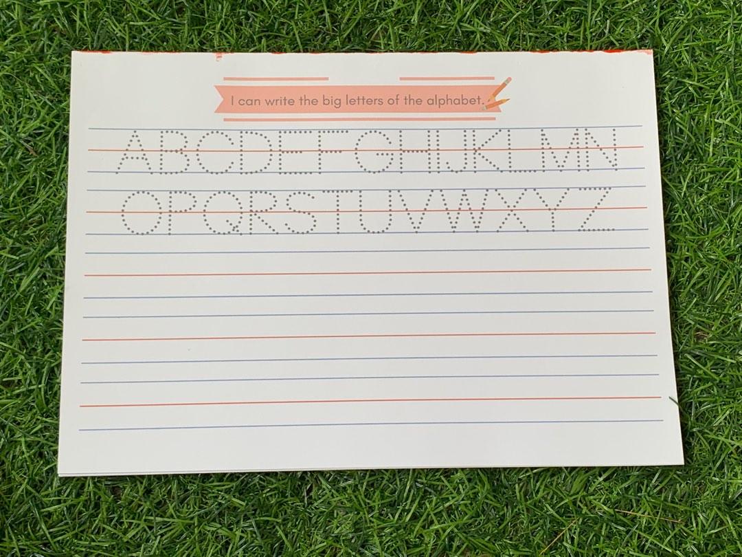 Tracing Pad for Kids Name Tracing Alphabet, Hobbies & Toys, Stationary