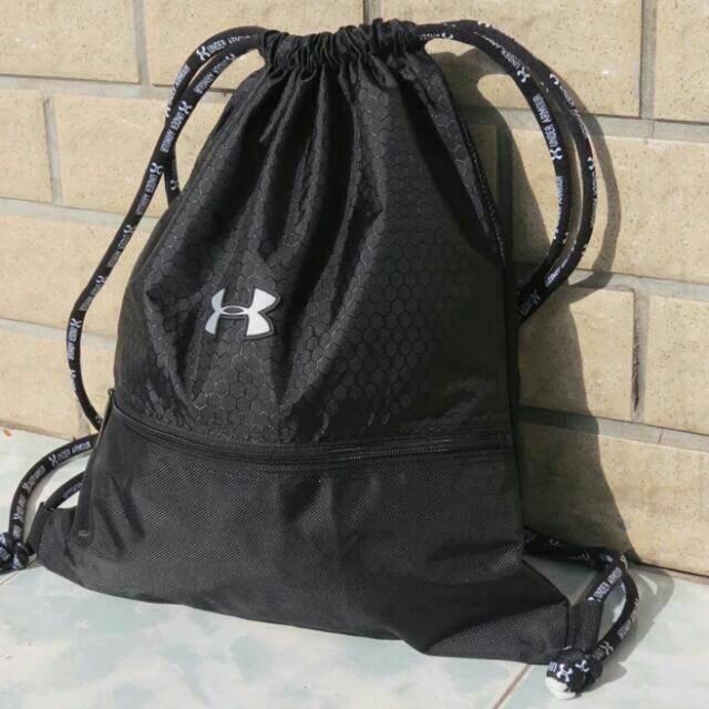 Under Armour Drawstring Bag *Authentic & New*, Men's Fashion, Bags,  Backpacks on Carousell