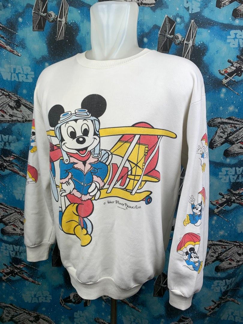 Vintage 80s Mickey Mouse Sweatshirt Walt Disney Production