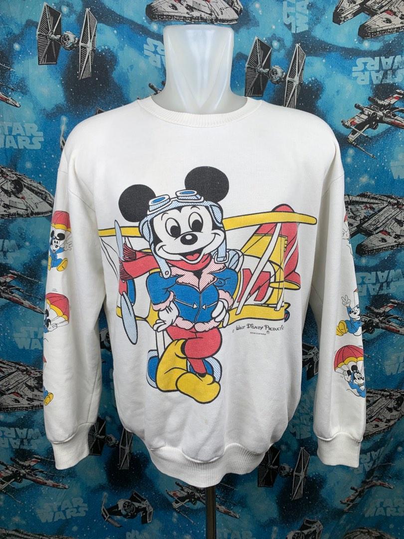 Vintage 80s Mickey Mouse Sweatshirt Walt Disney Production