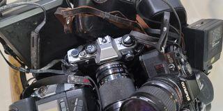 VINTAGE 古董相機 CANON FUJICA YASHICA PENTAX OLYMPUS RICOH MINOLTA 海鷗 菲林相機 單反