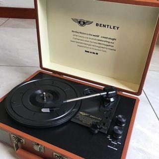 Vintage Bentley Vinyl Player (Turntable)