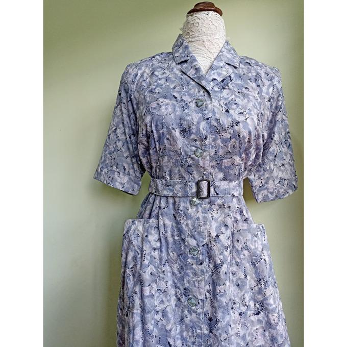 VINTAGE COTTON DRESS S M