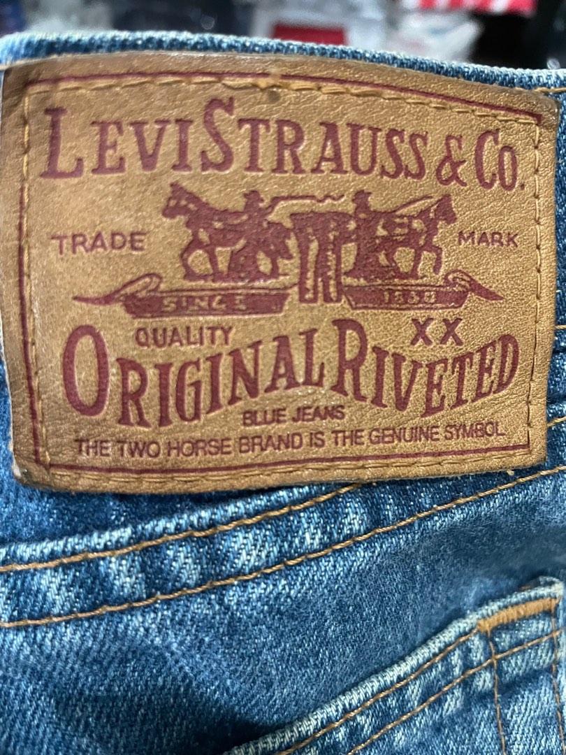 Vintage Levis original riveted, Men's Fashion, Bottoms, Jeans on Carousell
