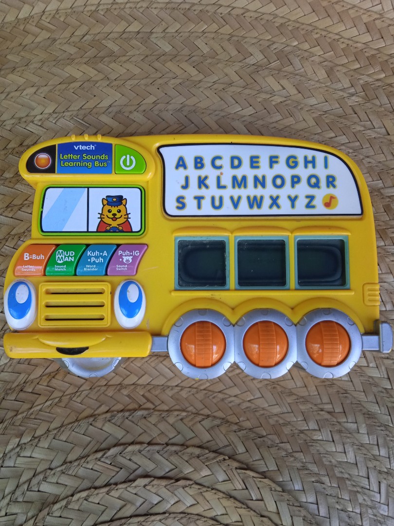 Vtech letter shop sounds learning bus