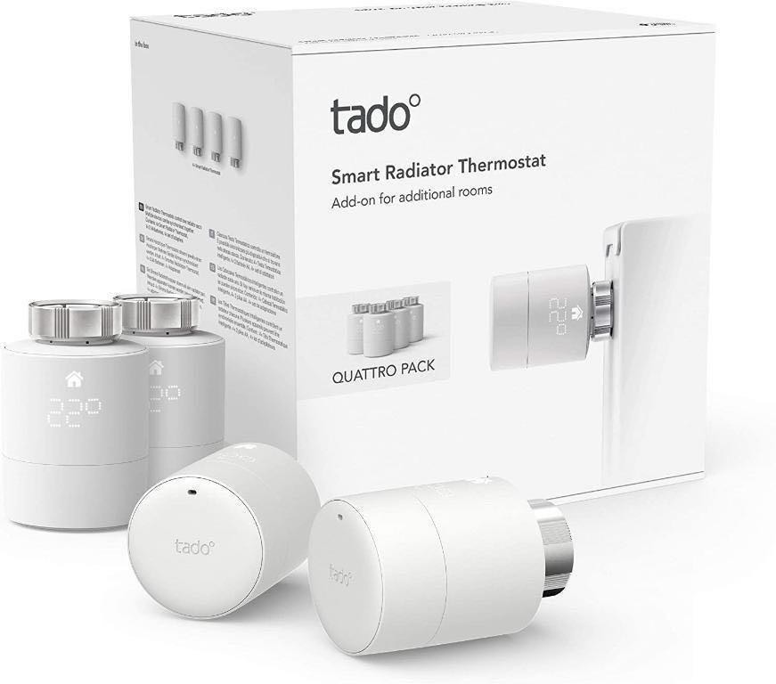 Smart Radiator Thermostat For Column Radiator X331 White (Horizontal mounting) Smart Radiator Thermostat - Quattro ...