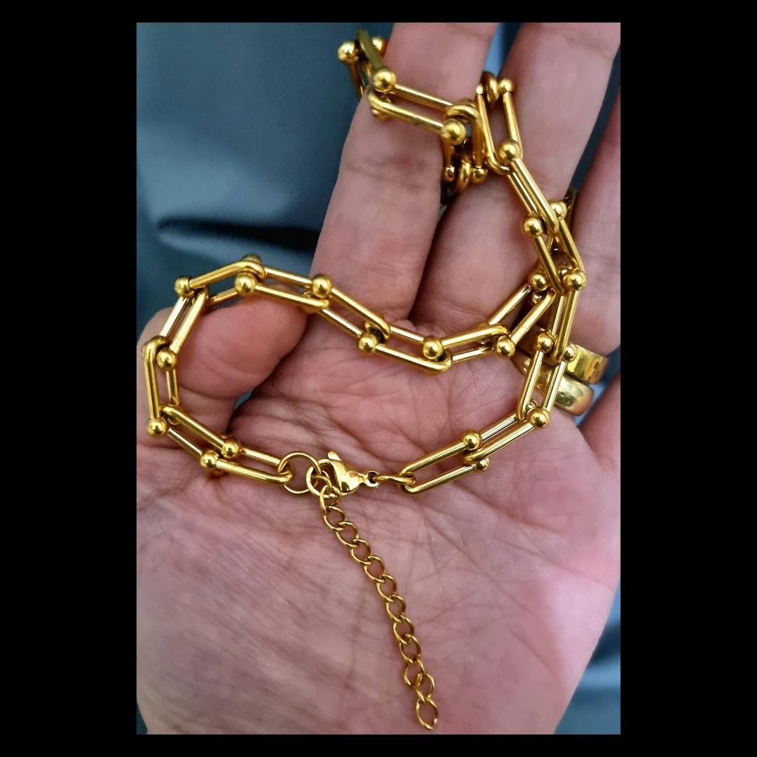 Tiffany Paperclip Necklace, Women's Fashion, Jewelry & Organizers