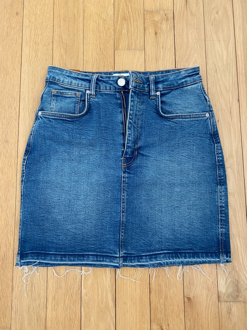 Zara denim skirt, Women's Fashion, Bottoms, Skirts on Carousell