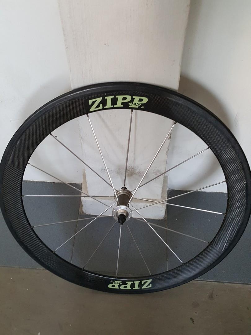 Zipp 440 carbon front wheel, Sports Equipment, Bicycles & Parts, Parts
