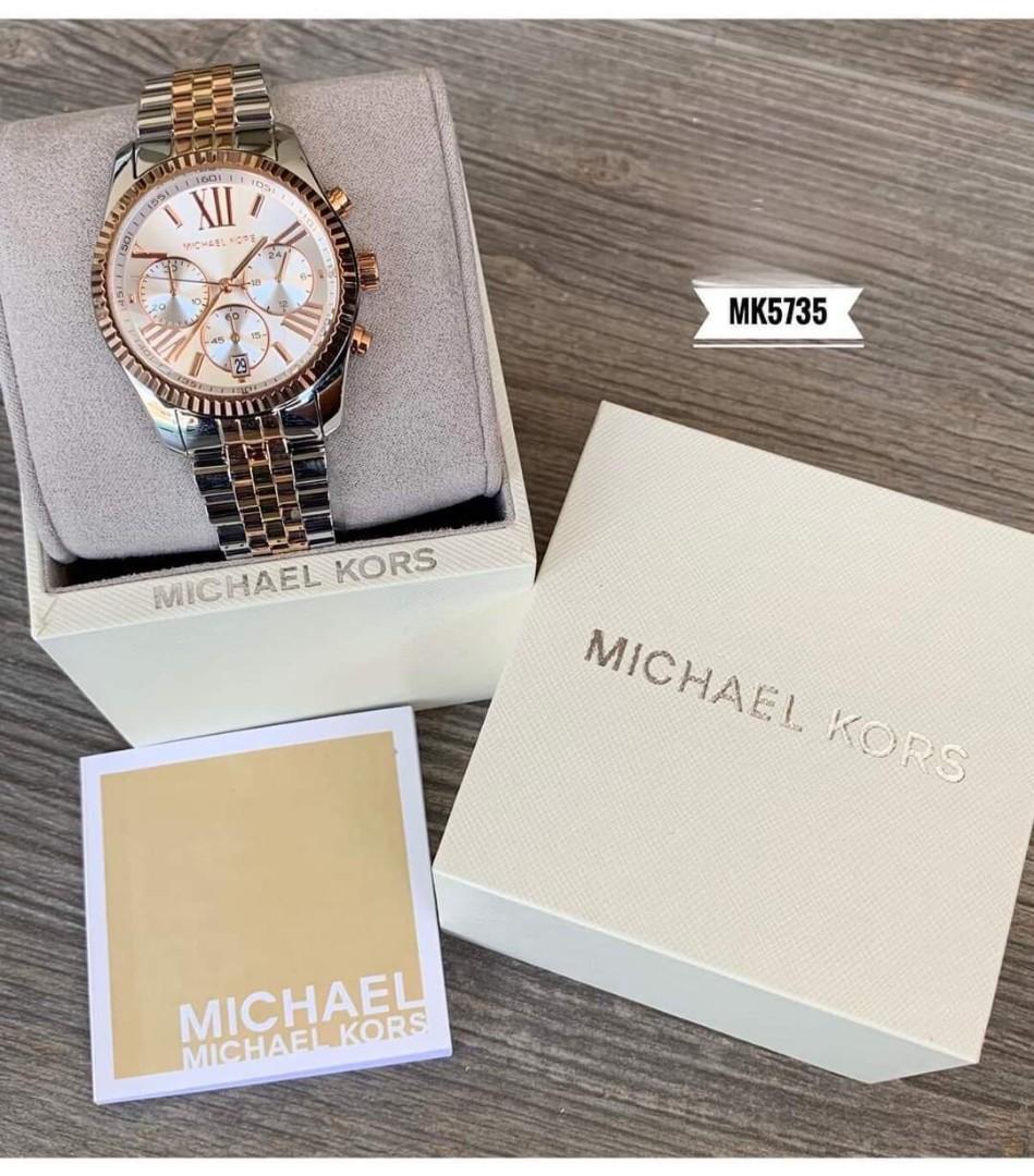 Michael Kors Womens Quartz Stainless Steel Strap Silver Dial 38mm Watch  MK5735  Royalwristpk