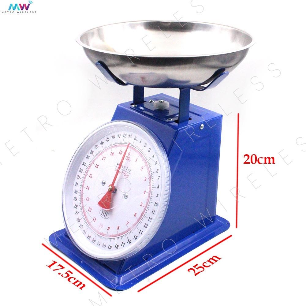 20 kls Weighing Scale Timbangan Store with Stainless Steel Bowl ZH319