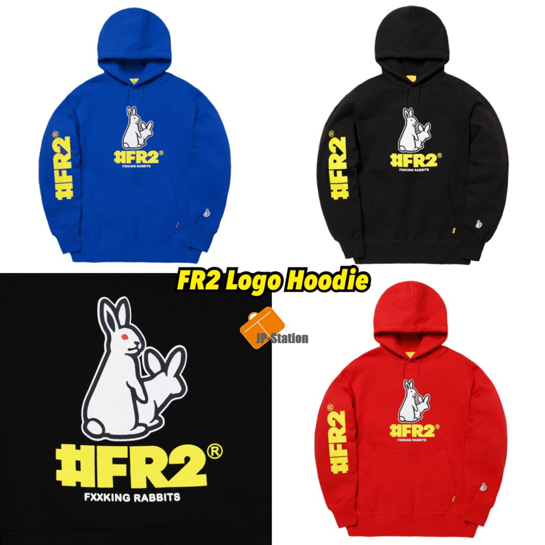 日本代購新作🇯🇵 FR2 🐇 Logo Hoodie, 預購- Carousell