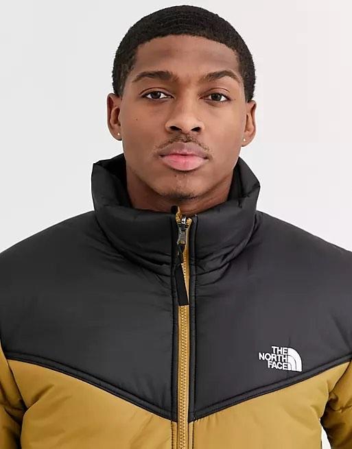 The North Face Saikuru puffer jacket in khaki