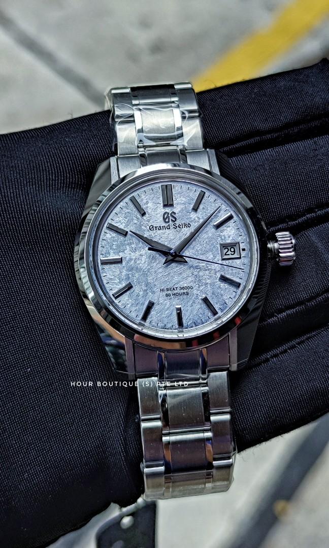 Brand New Grand Seiko Artic Ice Blue Dial SLGH013, Luxury, Watches on  Carousell