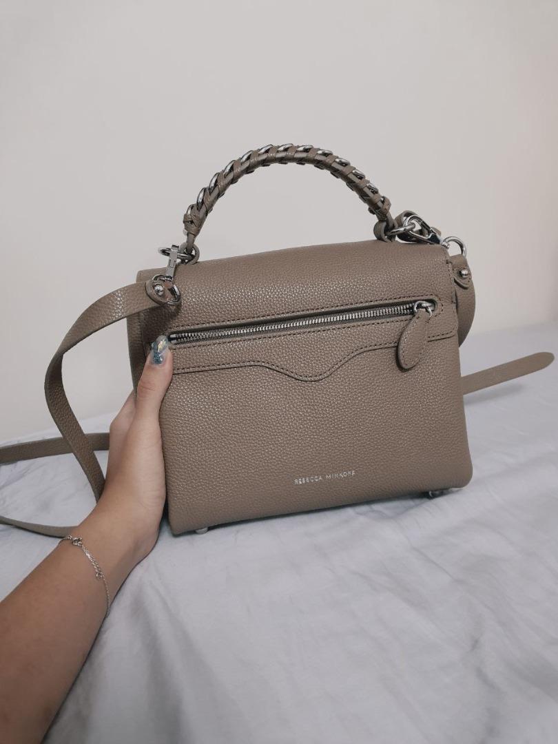Rebecca Minkoff Chain Satchel in Sandrift