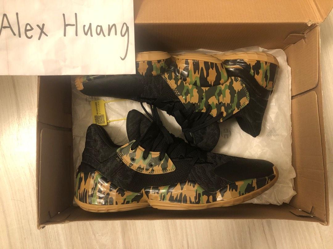 adidas Harden Vol. 4 GCA 迷彩EF1261 台灣未發配色, 他的時尚, 鞋, 運動鞋在旋轉拍賣