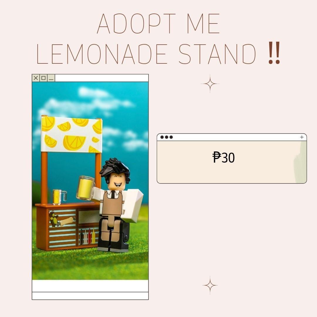 Adopt me Lemonade Stand (Roblox), Video Gaming, Video Games, Others on
