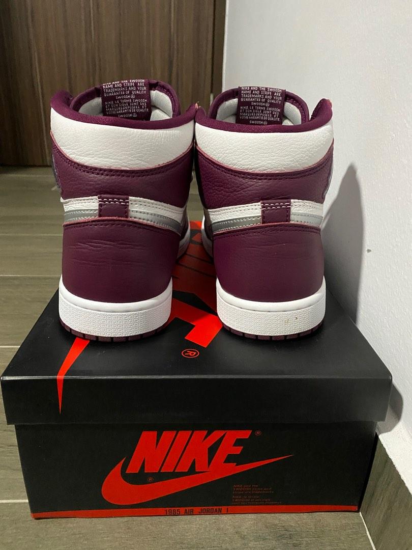 Air jordan clearance 1 mid bordeaux