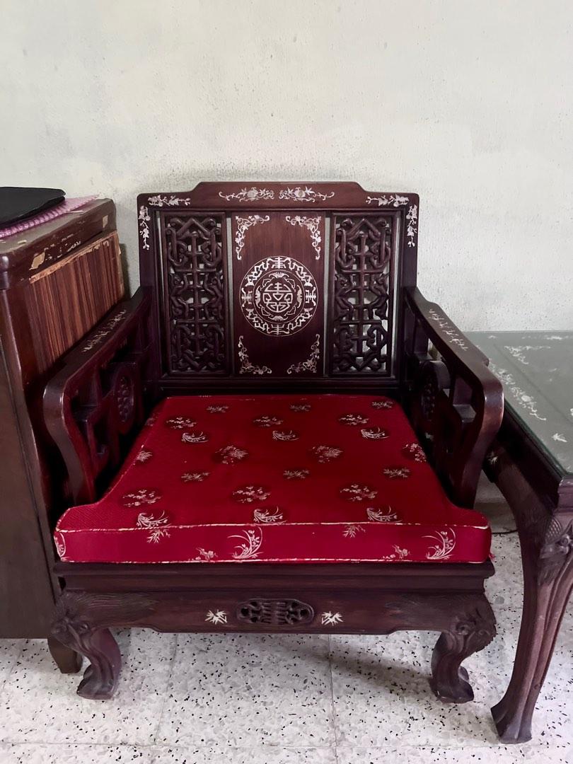 Antique Ivory Furniture Set, Furniture & Home Living, Furniture, Sofas