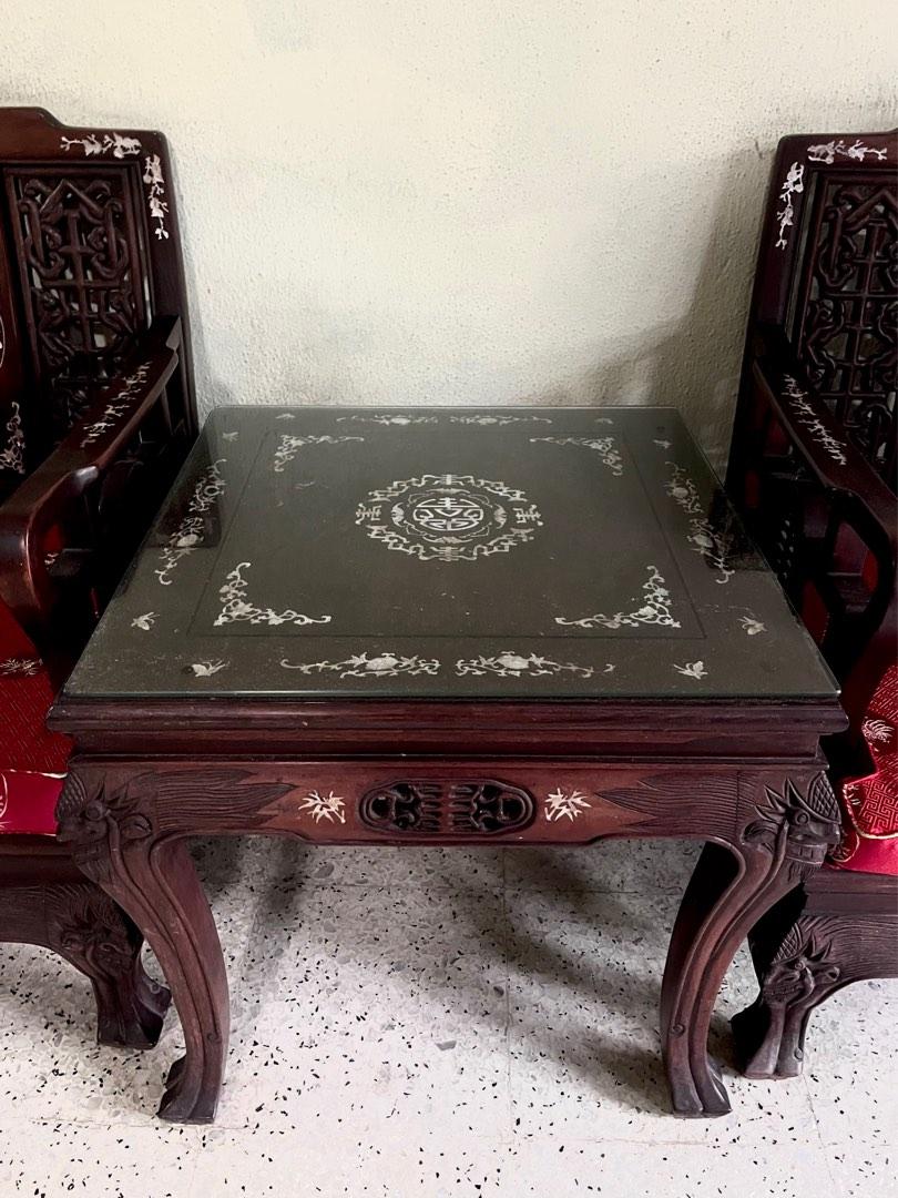 Antique Ivory Furniture Set, Furniture & Home Living, Furniture, Sofas