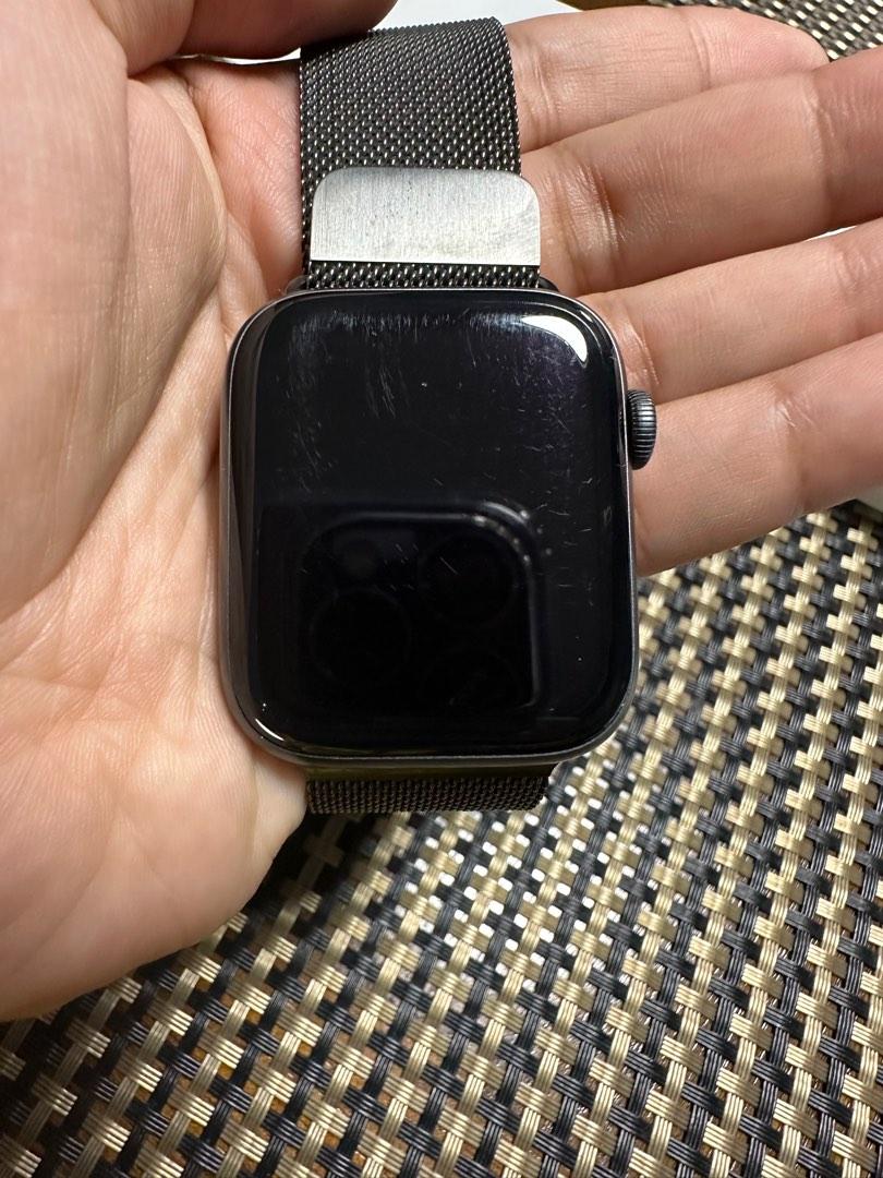 Aluminium apple watch with milanese loop sale