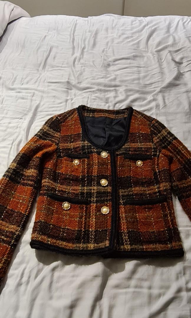 Armand Basi Tweed Jacket, Women's Fashion, Coats, Jackets and Outerwear ...