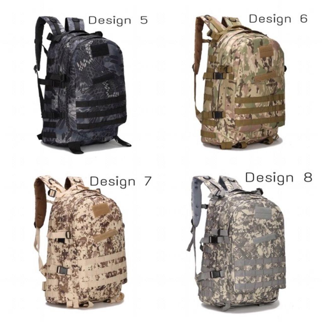 Army Military 3P PUBG Attack Tactical Backpack 40L Outdoor Travel Bag