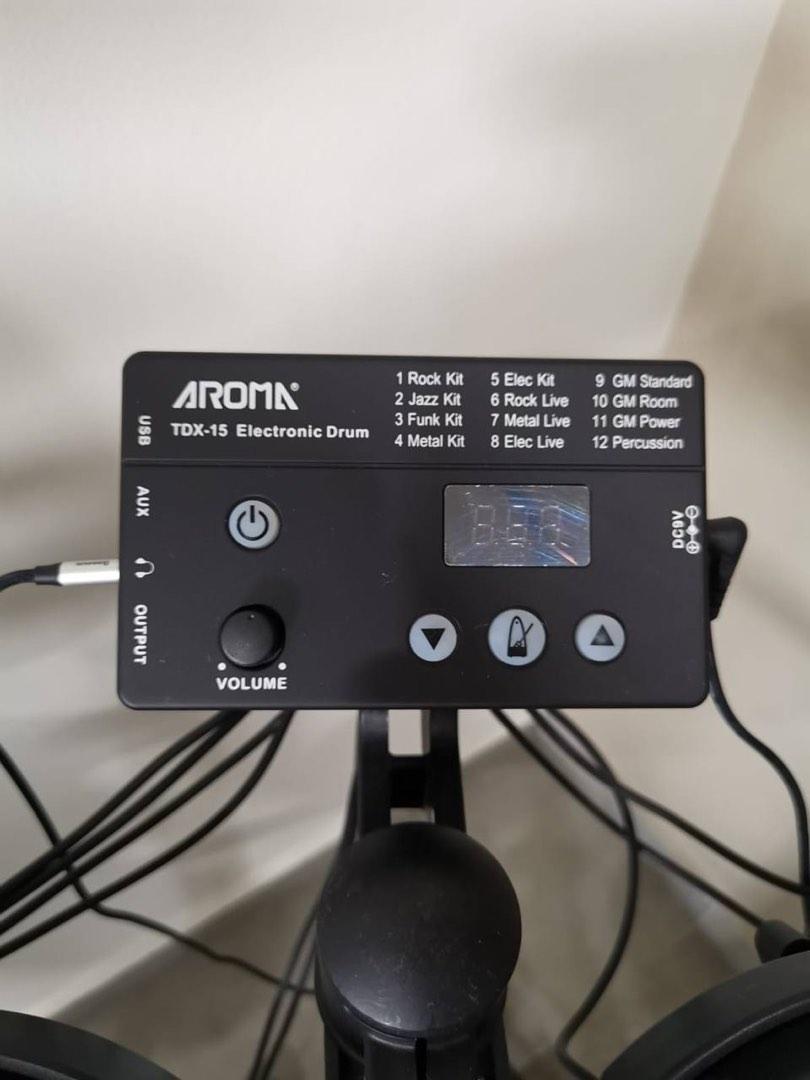Aroma TDX-15 Electronic Drum set (LIKE NEW), Hobbies & Toys, Music ...