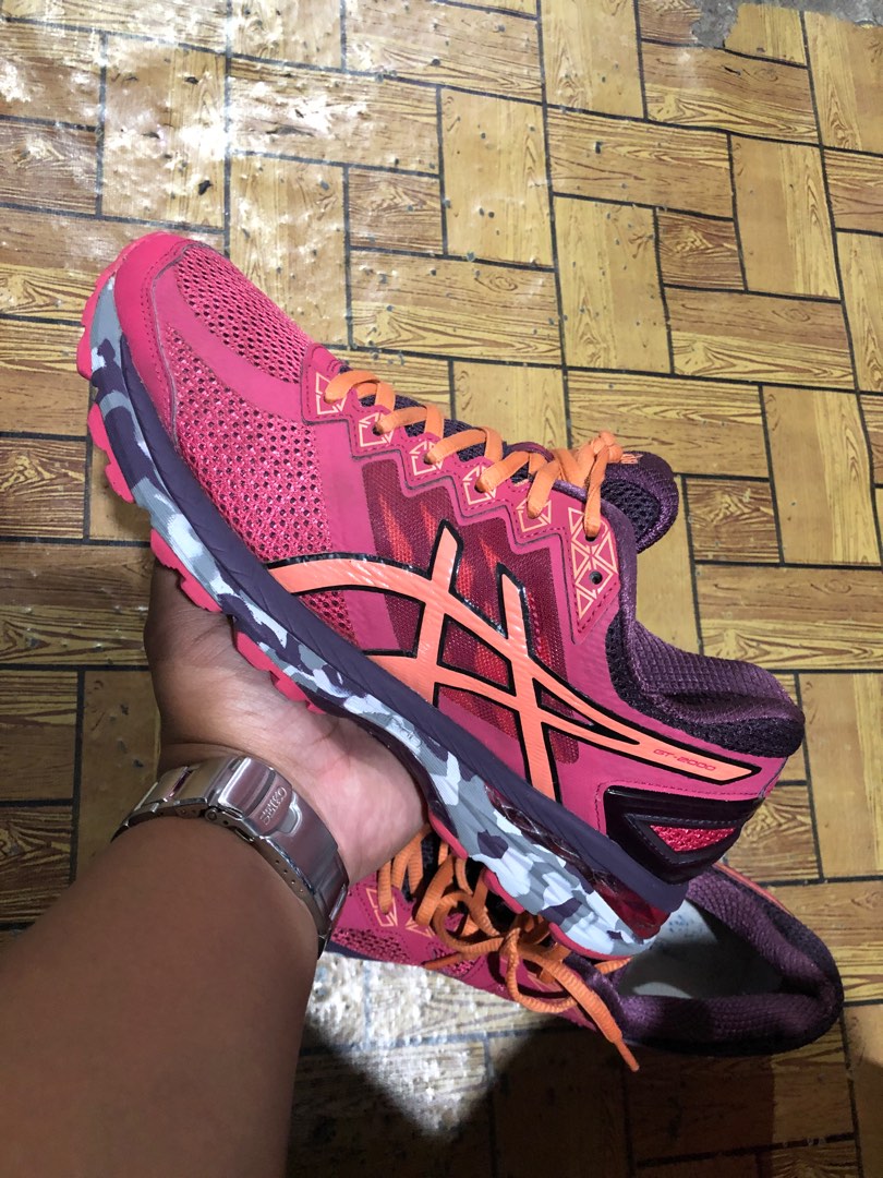 Asics GT 2000 4 Unisex Trail Fluid Ride Fuchsia Running Shoes 26