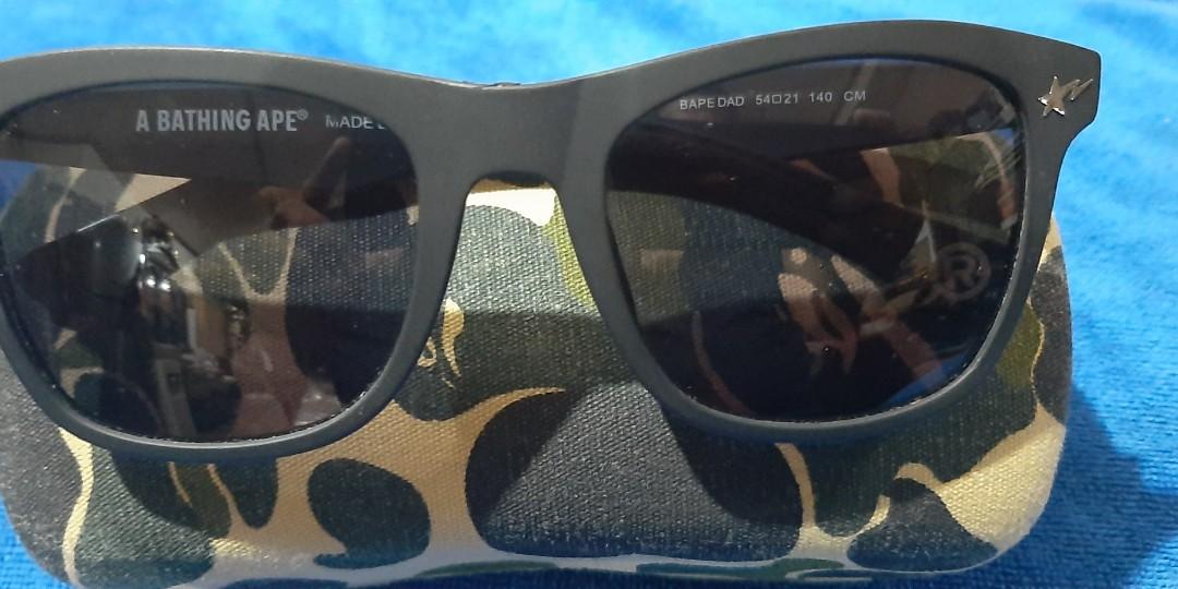 AUTHENTIC BATHING APE CAMO SUNNIES (Category: Luxury Accessories) located in Taguig. Submitted by theluxbaghunter (Listing ID 1191414777, Image 3). Description: with hardcase only minor signs of use on frame only. lenses ok 👍👍👍.