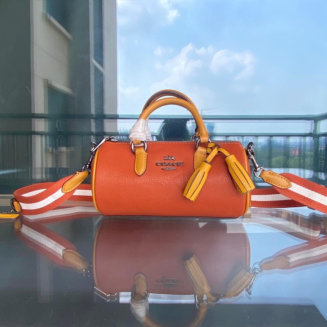 Coach best sale bags orange