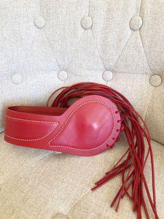 Authentic Fendi Belt Red